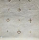 Francia liliom mintás bézs - barna papírtapéta